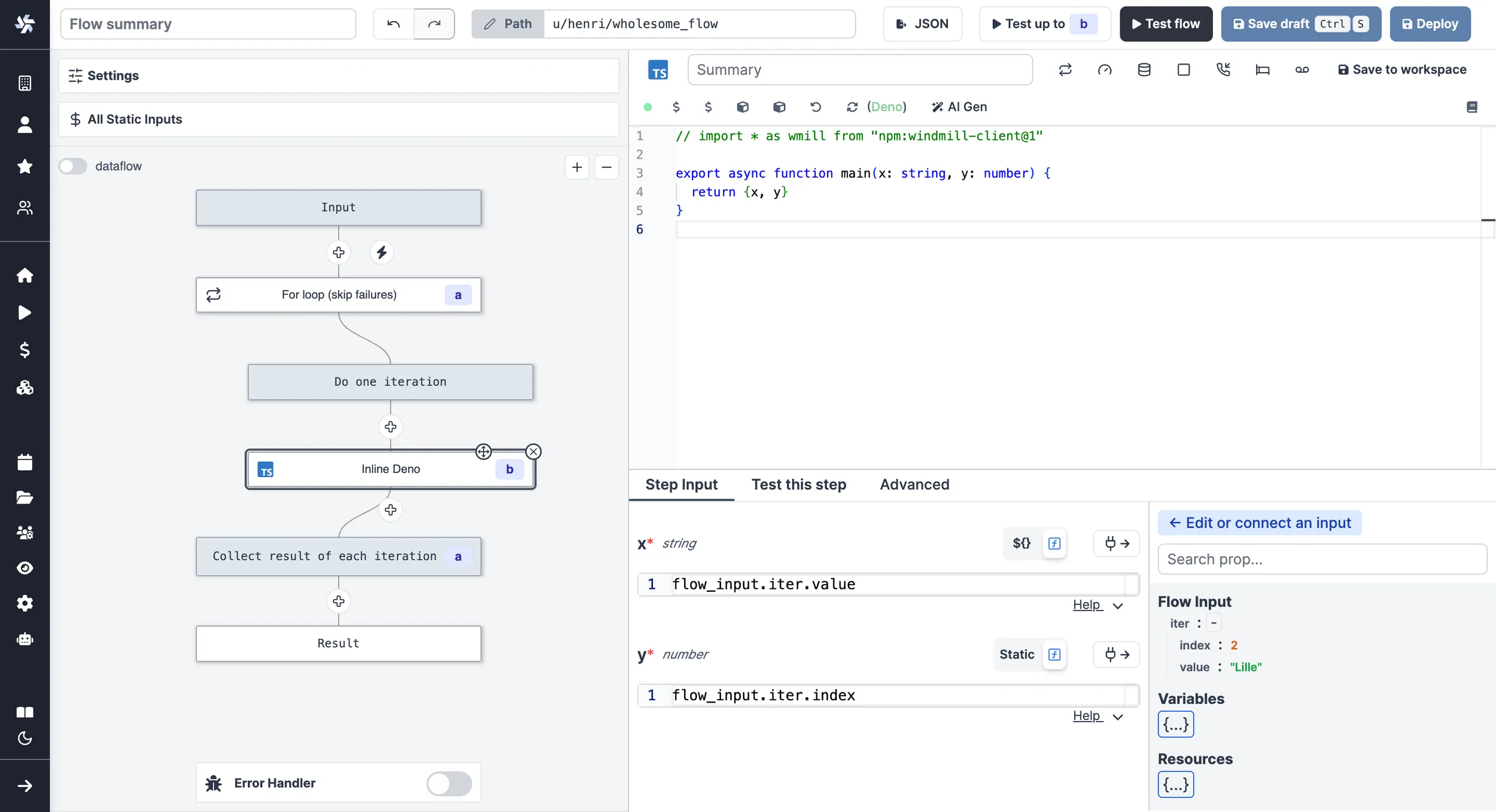 Iter value & index Iter value & index